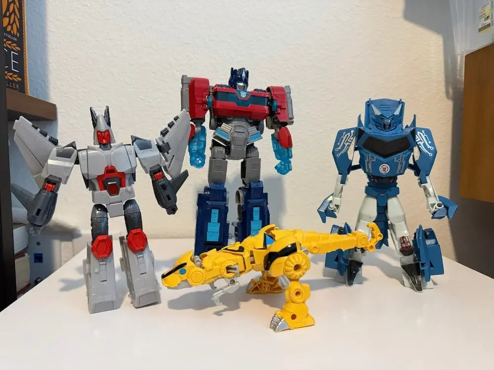 Transformers Cyberverse / RID Starter Lot of 4 *miss accessories/parts as is